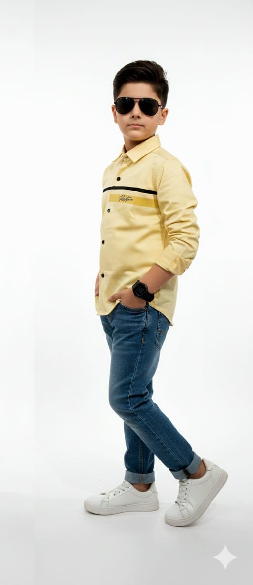 Lemon Yellow Glaze Shirt