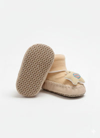 Light Orange Baby socks shoes