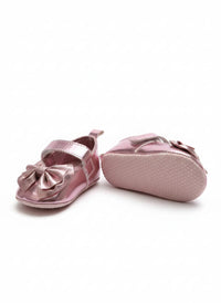 Metallic Pink Baby Shoes