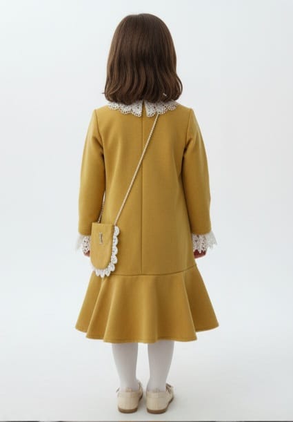 Mustard Yellow Vintage Dress