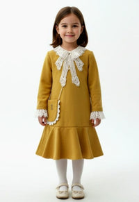 Mustard Yellow Vintage Dress