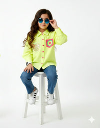 Neon Green Croatia Shirt