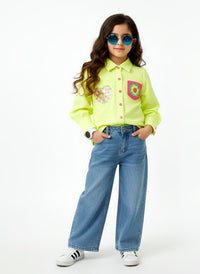 Neon Green Croatia Shirt