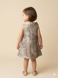 Champagne Gold A line Dress