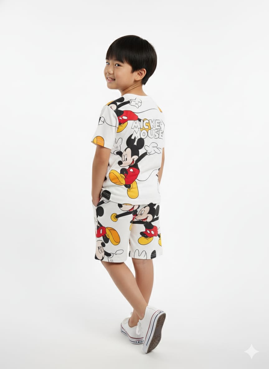 Mickey Mouse All-Over Print Summer Set