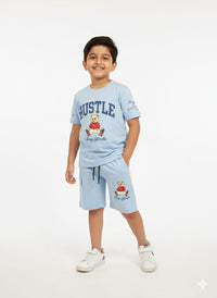Boys Powder Blue Cord Set