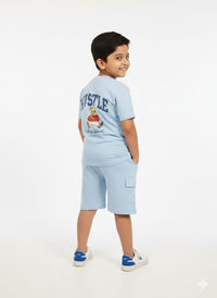 Boys Powder Blue Cord Set