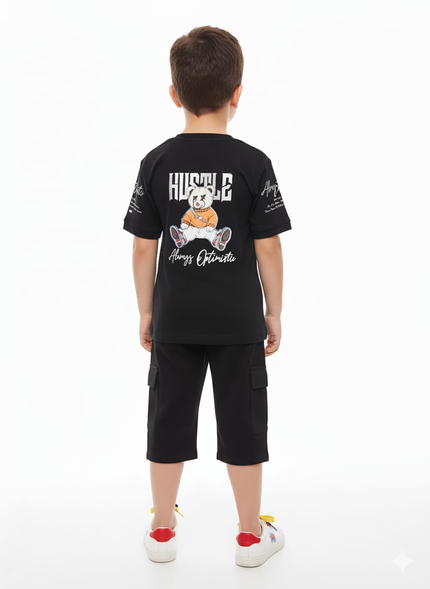 BOYS HUSTLE CARGO SET