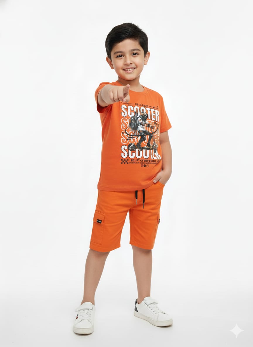 Vibrant Orange Co-ord Set