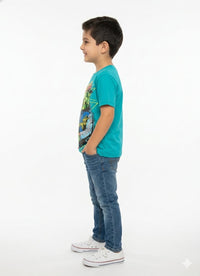 Turqoise Minecraft Creeper T-shirt