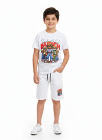 White Burger Bunch Co-ord Set