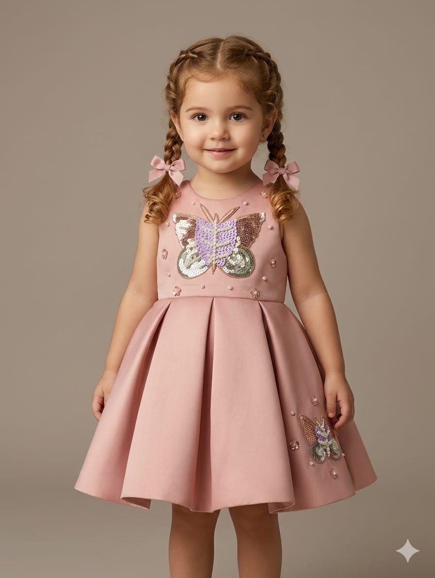 Dusty Pink Party Dress