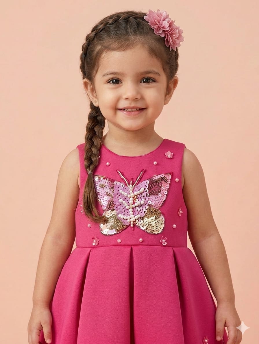 Deep Pink Party Dress