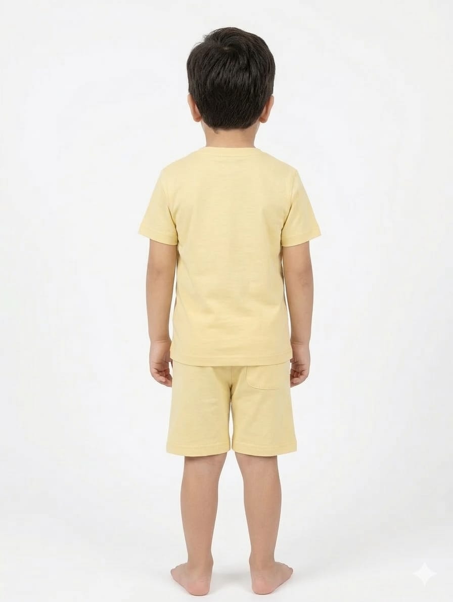 Boys Yellow "Munchie Mob" Co-ord Set