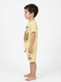 Boys Yellow "Munchie Mob" Co-ord Set
