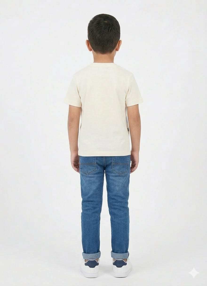 Cream Ferrari T-shirt