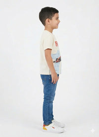 Cream Ferrari T-shirt