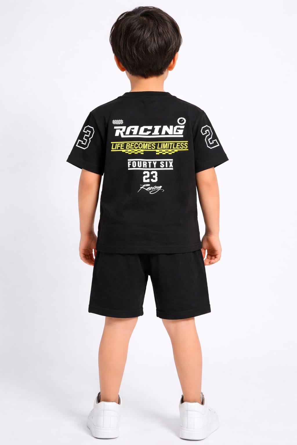 Boys' Racing 23 Urban Cord Set – Black