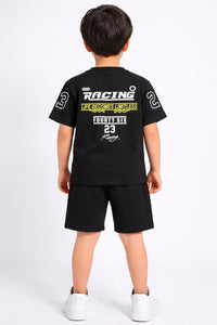 Boys' Racing 23 Urban Cord Set – Black