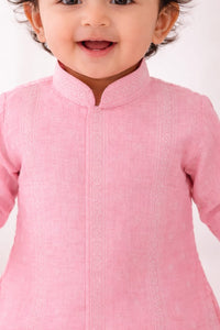 Infant Pink Dhoti Kurta Set