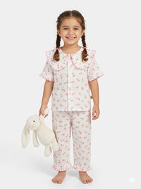 Girls Tulip Print Night Suit