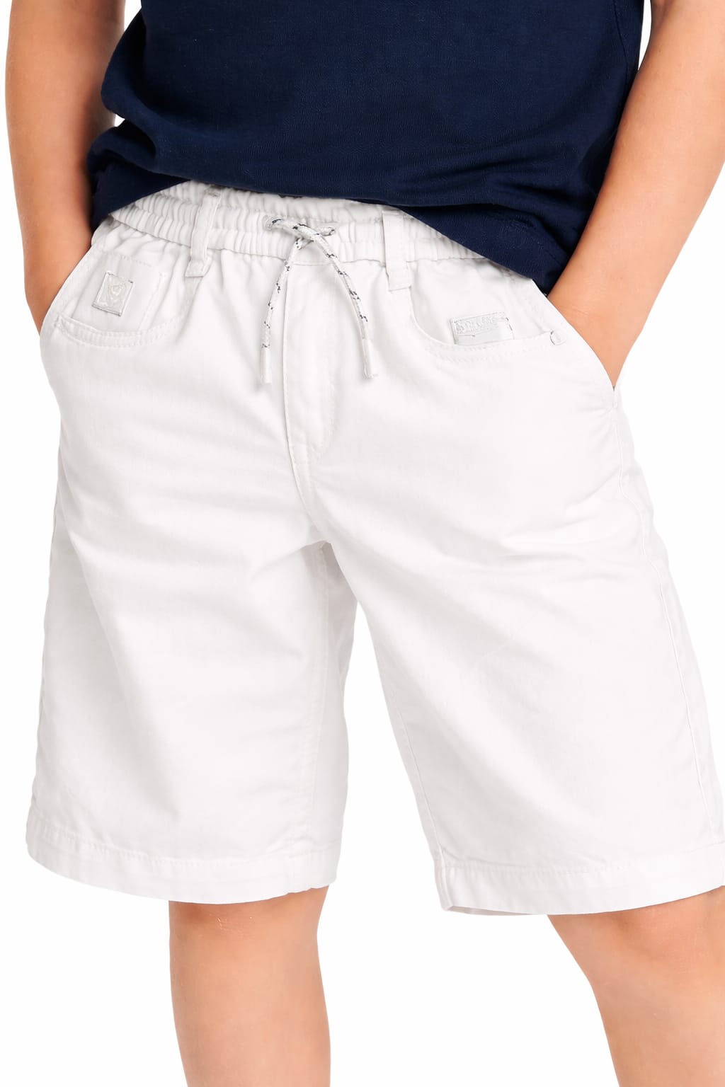 White Chino shorts