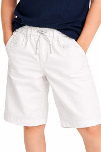 White Chino shorts