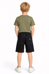 Black Essential Cargo Shorts