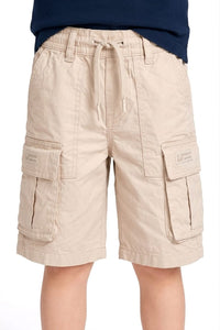 Beige Essential Cargo Shorts