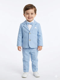 Infant Cotton linen Coat Set