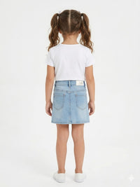 Light Blue Denim Skirt