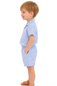 The Little Mariner Muslin Co-ord Set
