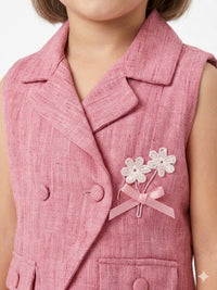 Cotton Rose Pink Co-ord Set (Shorts)