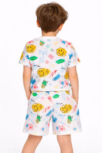 Boys' Graffiti-inspired Co-ord Set