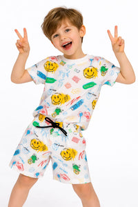 Boys' Graffiti-inspired Co-ord Set