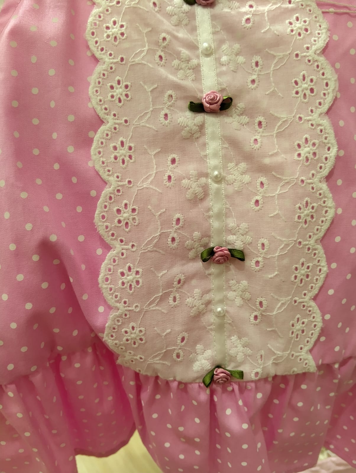 Pink polka dots Co-ord Set