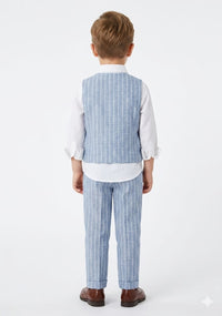 The Sky Blue Pinstripe Gentleman’s Set