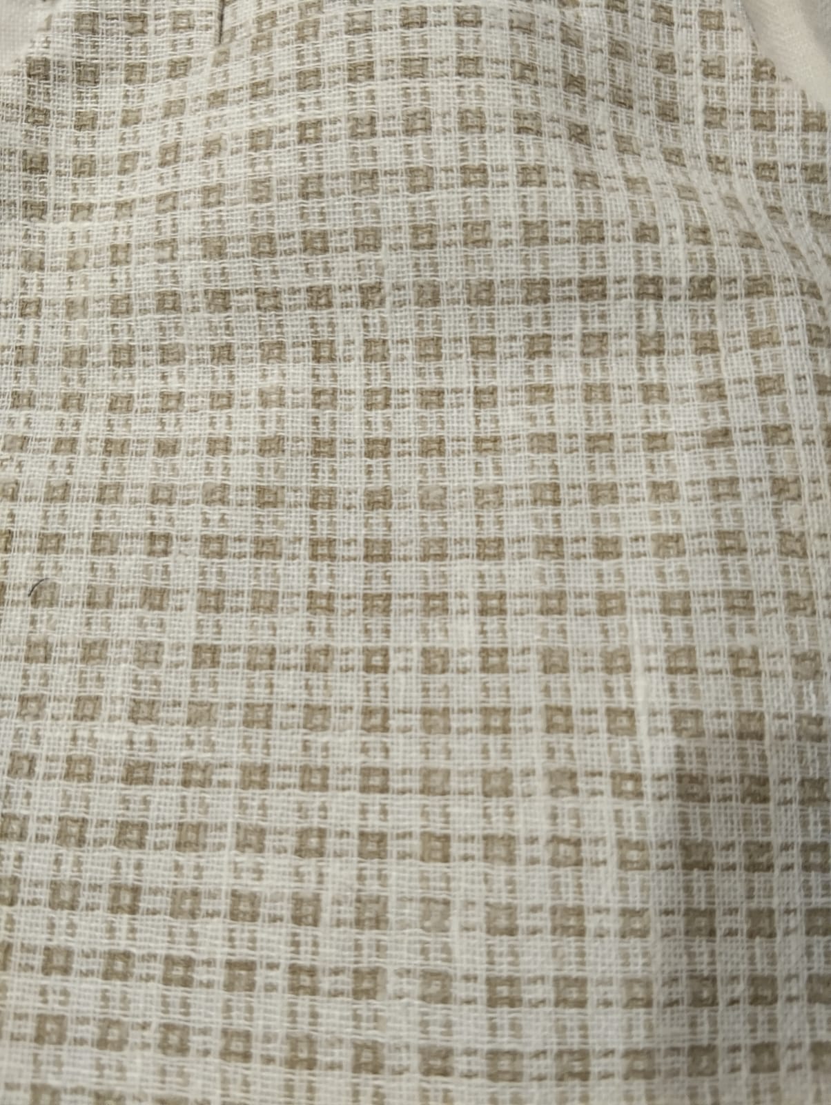 The Oatmeal Check Asymmetric Waistcoat Set