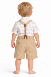 Little Captain Nautical Suspenders Set
