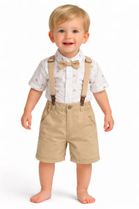 Little Captain Nautical Suspenders Set