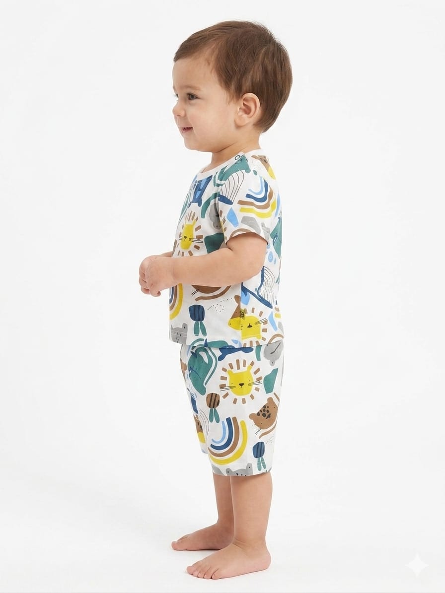 Infant Wild Safari Adventure Short Set