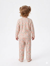 Ultrasoft Vintage Meadow Pointelle Ruffle NightwearSet