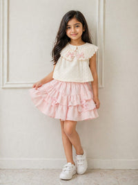 Polka Dot Scallop & Tiered Ruffle Set