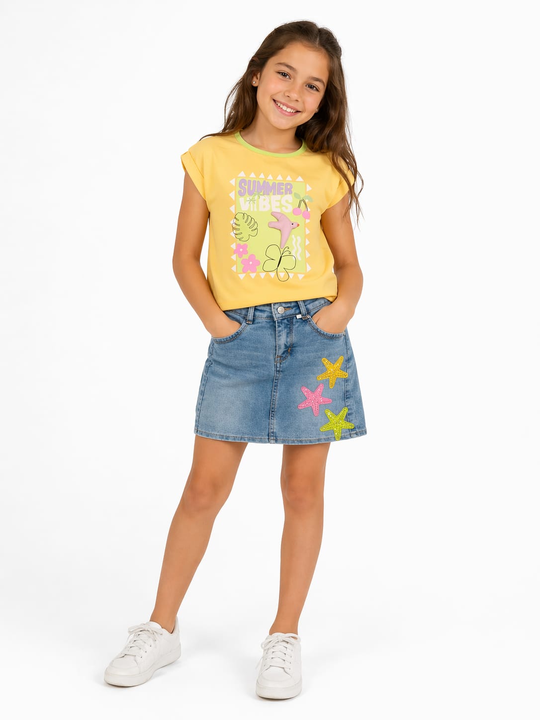 Sunshine Yellow "Summer Vibes" T-Shirt