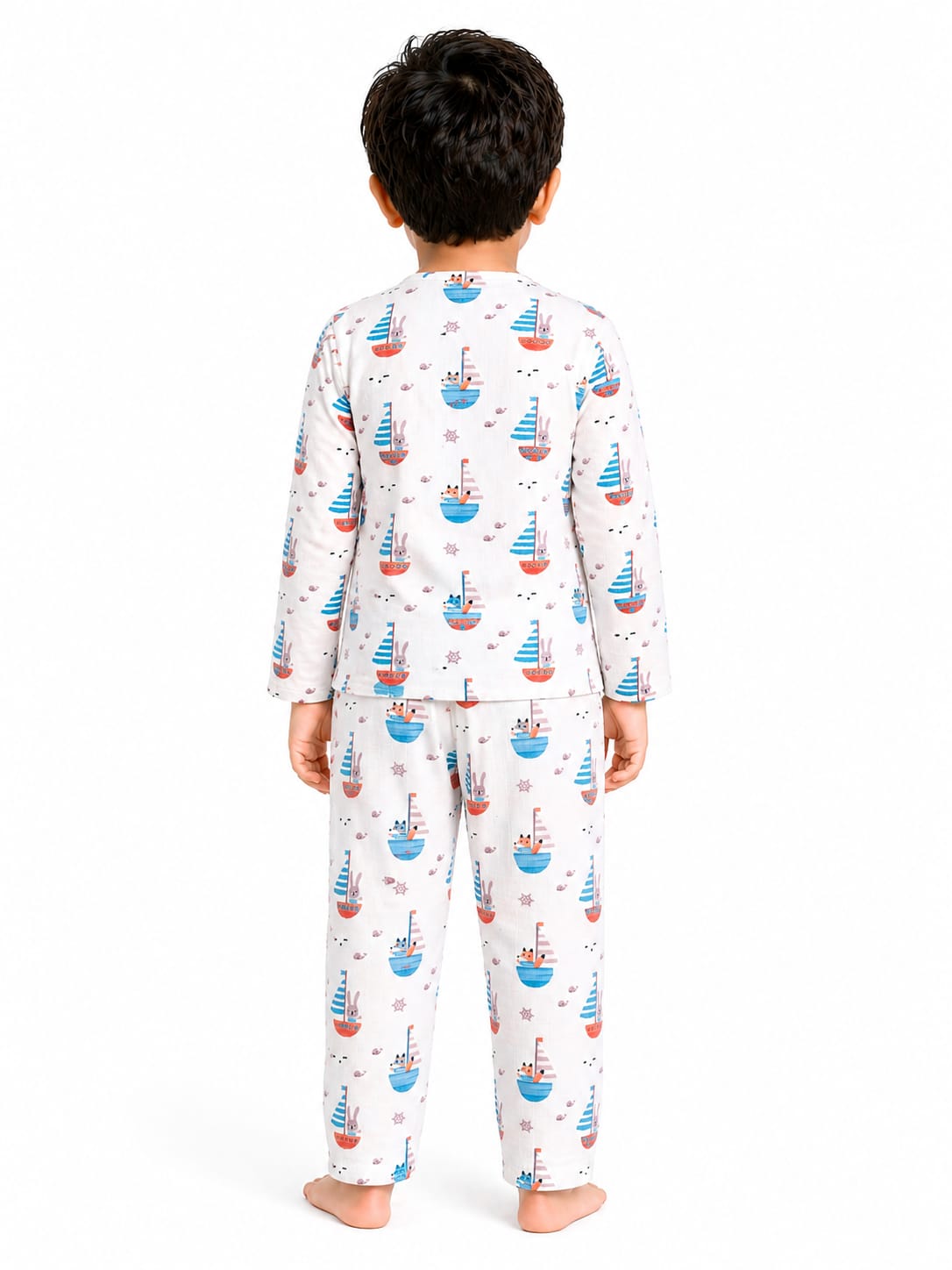 Sail into Dreams: Boys' Nautical Night Suit