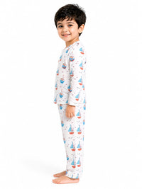 Sail into Dreams: Boys' Nautical Night Suit