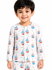 Sail into Dreams: Boys' Nautical Night Suit