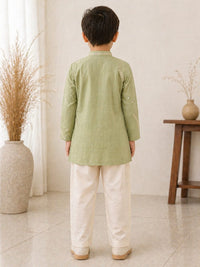 Sage & Gold Regal Kurta Set