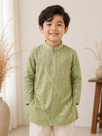 Sage & Gold Regal Kurta Set