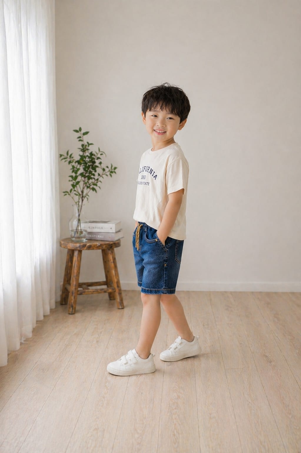Deep Indigo Denim Shorts